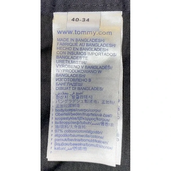 tommy hilfiger Pants Lewis Hamilton  Racing Stripes 40x34 149$ Retail - Picture 7 of 12